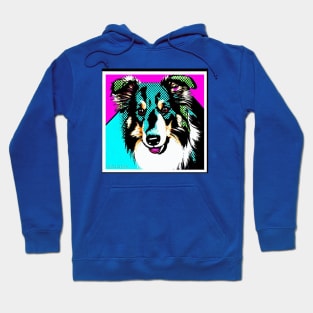 Collie Pop Art Hoodie